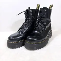 Dr.Martens JADON ジェイドン 8ホール 厚底ブーツ 黒 24cm