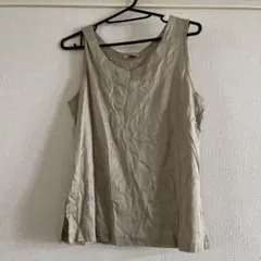 SURE LADY RENOWN ツヤありタンクトップ ベージュ Lサイズのサムネイル