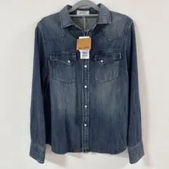 【新品・タグ付き】SCAPA デニムシャツ　ダンガリーシャツ　サイズ42のサムネイル