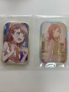 花里みのり／スクエア缶バッジ2個セット