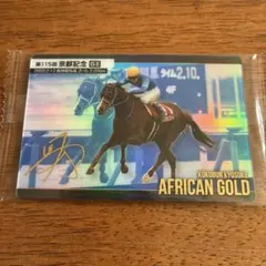 アフリカンゴールド 京都記念 競馬 カード コレクション