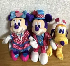 ディズニー パルパルーザ ぬいぐるみバッジ 3点セット