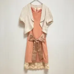 ⭐Alphabet`s alphabet パーティードレスセット オレンジ F