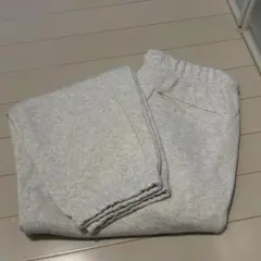 GU ヘビーウェイト ライトグレー パーカー パンツ セット