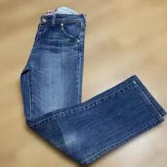 ユニクロ　style up デニムパンツ　ストレートデニム　24インチ