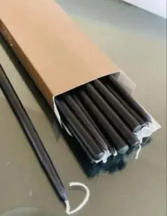 キャンドル（ブラック）2本セット