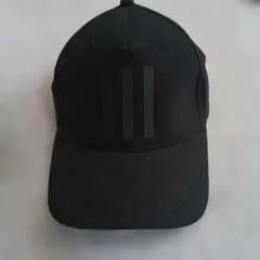 adidas 黒 キャップ 3本ラインロゴ