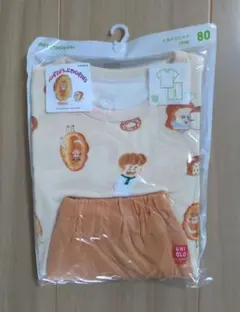 新品　ユニクロ　パンどろぼう　半袖パジャマ80　GU