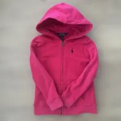 Polo Ralph Lauren ピンク パーカー 6X 差し色ピンク♡