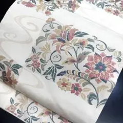 10-77 袋帯 美品 正絹 着物