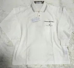 【未使用】　LYLE & SCOTT ホワイト長袖ポロシャツ　タグ付き