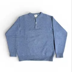 90s llbean エルエルビーン ヘンリーネック コットンニット 古着