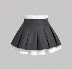 SHEIN MOD プリーツスカート グレー Sサイズ