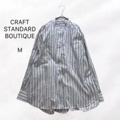 クラフトスタンダードブティック ストライプ柄シャツ シンプル カジュアル 春夏のサムネイル