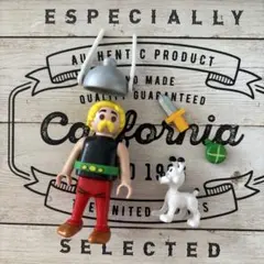 新品プレイモービル アステリックスとイデフィックス（犬種はざっくりテリアかな？）