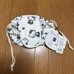 Ninamew ニーナミュウ ハローキティ総柄 コスメ巾着ポーチ - メルカリ