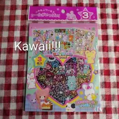 可愛いシール　文房具　コラージュ　キャンドゥ　キュート　シル活