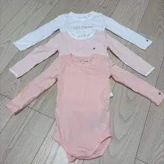 TOMMY HILFIGER 長袖ボディスーツ 3点セット　9-12m 80