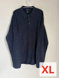 DOCKERS ポロシャツ ニットポロ カラー ダークグレー サイズXL