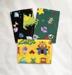 3点セット　子供サイズ　ポケットティッシュケース　入園入学　新学期　ゲーム柄のサムネイル