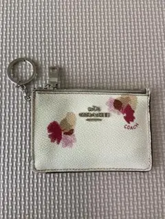 COACH 花柄パスケース