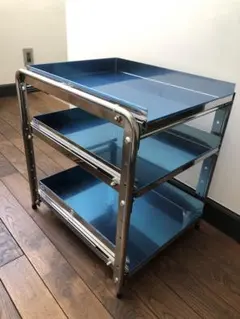 川口工器 3段ラック 新品未使用 傷あり 川口工器 ランドリー収納 隙間収納 サイドラック 洗濯機横 3段 幅21cm