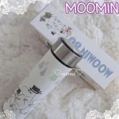 【新品 未使用品】MOOMIN水筒/ステンレスボトル480ml (クリーム)のサムネイル