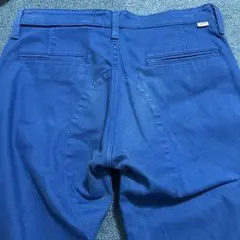 Levi's 青 ワークパンツ バックポケット付き　Y2K 32×34