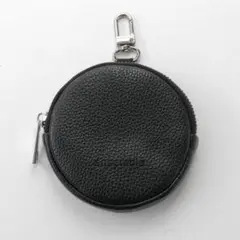 【良品】ensemble サークルポーチ コインケース 小銭入れ ブラック