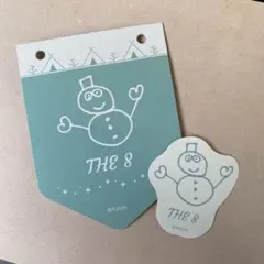 セブチ セブチカフェ ガーランド ステッカー セット THE 8 ミンハオ