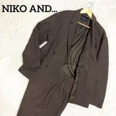 ✨激レア✨NIKO AND... おしゃれスーツ カジュアル 千鳥格子 Lサイズ