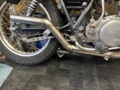 sr400 かちあげマフラー 1jr チョッパー ボバー ヤマハ ハーレー