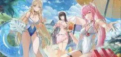 デスクマット プレイマット 鳴潮 千咲　リンネー　エイメス