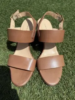 FABIO RUSCONI ブラウンストラップサンダル