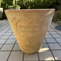 テラコッタ鉢 植木鉢 園芸 素焼き ハート柄