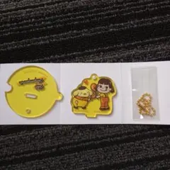 不二家 ぺこちゃん サンリオ アグリススタンドキーホルダー ポムポムプリン