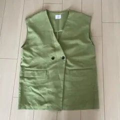 LOWRYS FARM ベスト ジレ グリーン Fのサムネイル