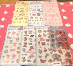 【新品】ミッフィー＆トムとジェリー ぷくぷくシール まとめ売り