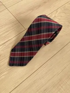 The Tie ハンドメイド ネクタイ チェック柄 ウールシルク素材のサムネイル