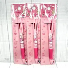 キャンドゥ サンリオ マロンクリーム 3色ボールペン　3本セット