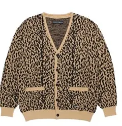 ひ*♡様 WACKO MARIA レオパード柄 カーディガン Lサイズ WACKO MARIA (ワコマリア) LEOPARD HEAVY MOHAIR CARDIGAN(レオパード