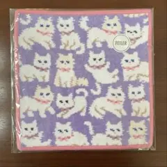 新品未使用 フェイラー モフモフネコチャン FEILER ハンカチタオル 猫