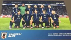 EPOCH2025-26サッカー日本代表オフィシャルカード　集合写真