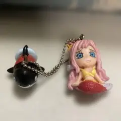 ONEPIECE しらほし✖️メガロ ツインキーホルダー