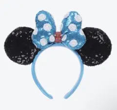 ミニーマウス ブルー カチューシャ