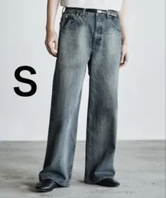 【WYM】LASER FADE STANDARD STRAIGHT DENIM