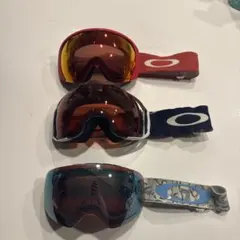 Oakley ゴーグル ネオンイエロー/オレンジ - メルカリ