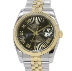 ROLEX ロレックス デイトジャスト ブラックサンビーム F番のサムネイル