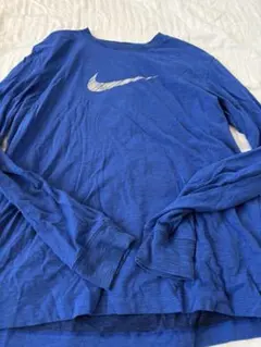 ナイキ Dri-FITメンズ ロングスリーブ トレーニング TシャツLサイズ 青