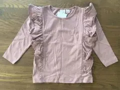 新品／【ZARA kids】フリルTシャツ 100サイズ